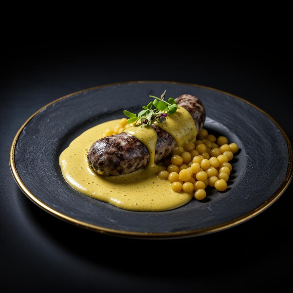 Andouillette à la moutarde, spécialité champenoise